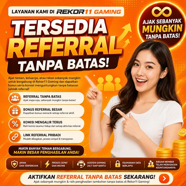 Layanan Kami di Rekor11 Gaming | Tersedia Referral Tanpa Batas!