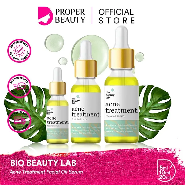 Pratinjau Bio Beauty Lab Acne Treatment Healing Facial Oil Serum 20 ml