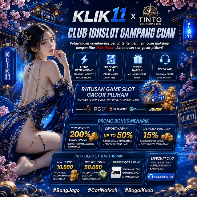 KLIK11 x Tinto Orienteer - Club IDNslot Gampang Cuan