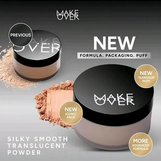 Pratinjau Make Over Silky Smooth Translucent Powder Lightweight