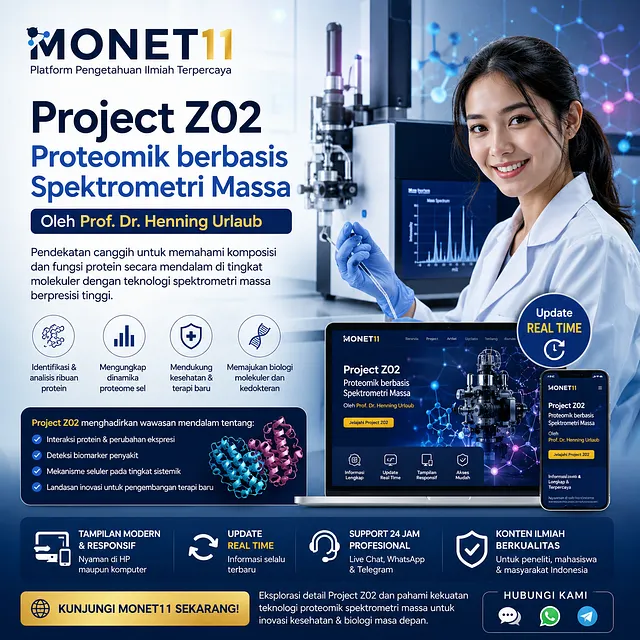 Monet11 Project Z02 Proteomik berbasis Spektrometri Massa Oleh Prof. Dr. Henning Urlaub