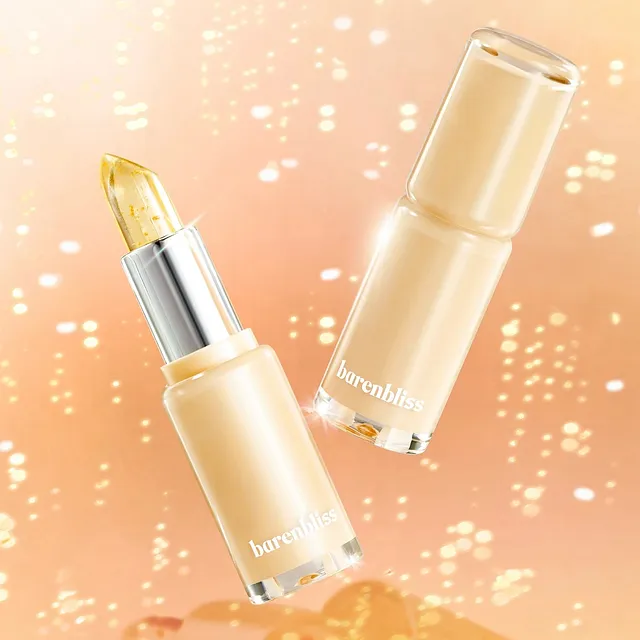 Pratinjau BNB Gold & Silver Lip Balm Glossy Anti Kering