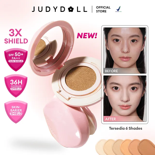 Judydoll Triple Pink Shield Cushion SPF 50+