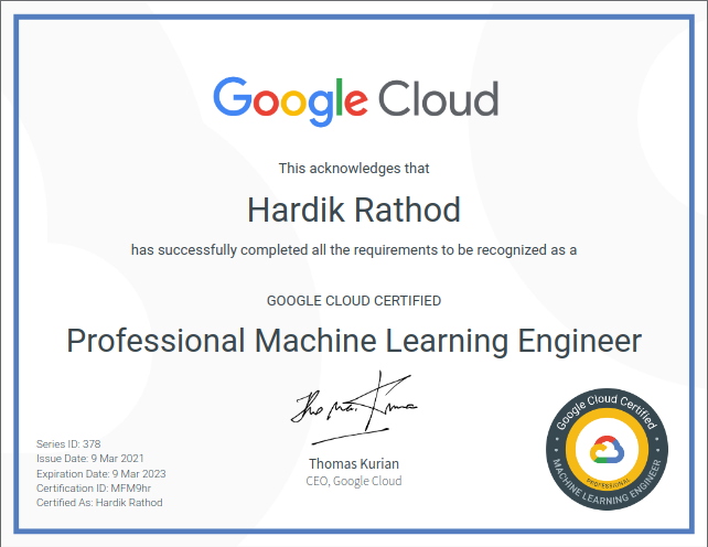 Advanced machine learning with tensorflow on google cloud hot sale platform