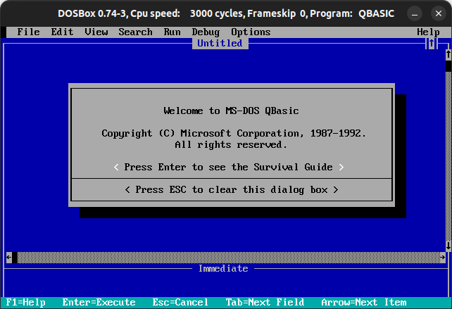 Time travel visualization: displaying modern network data with 1992’s QBasic