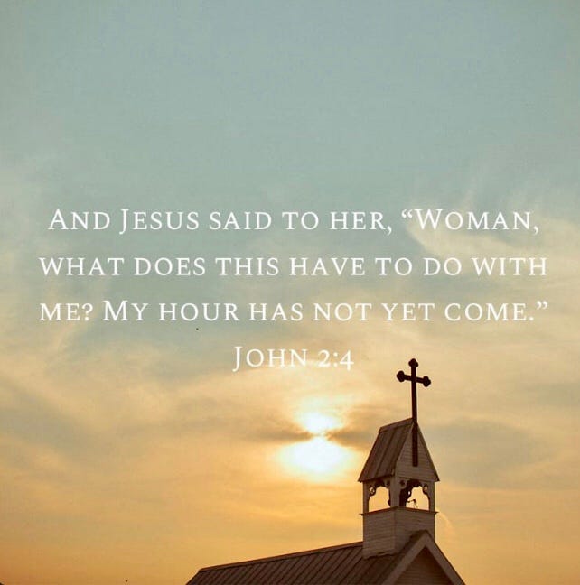 Woman My Hour Has Not Yet Come A Study Of John 2 1 5 By Gabriel 