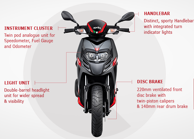 aprilia sr 150 scooty