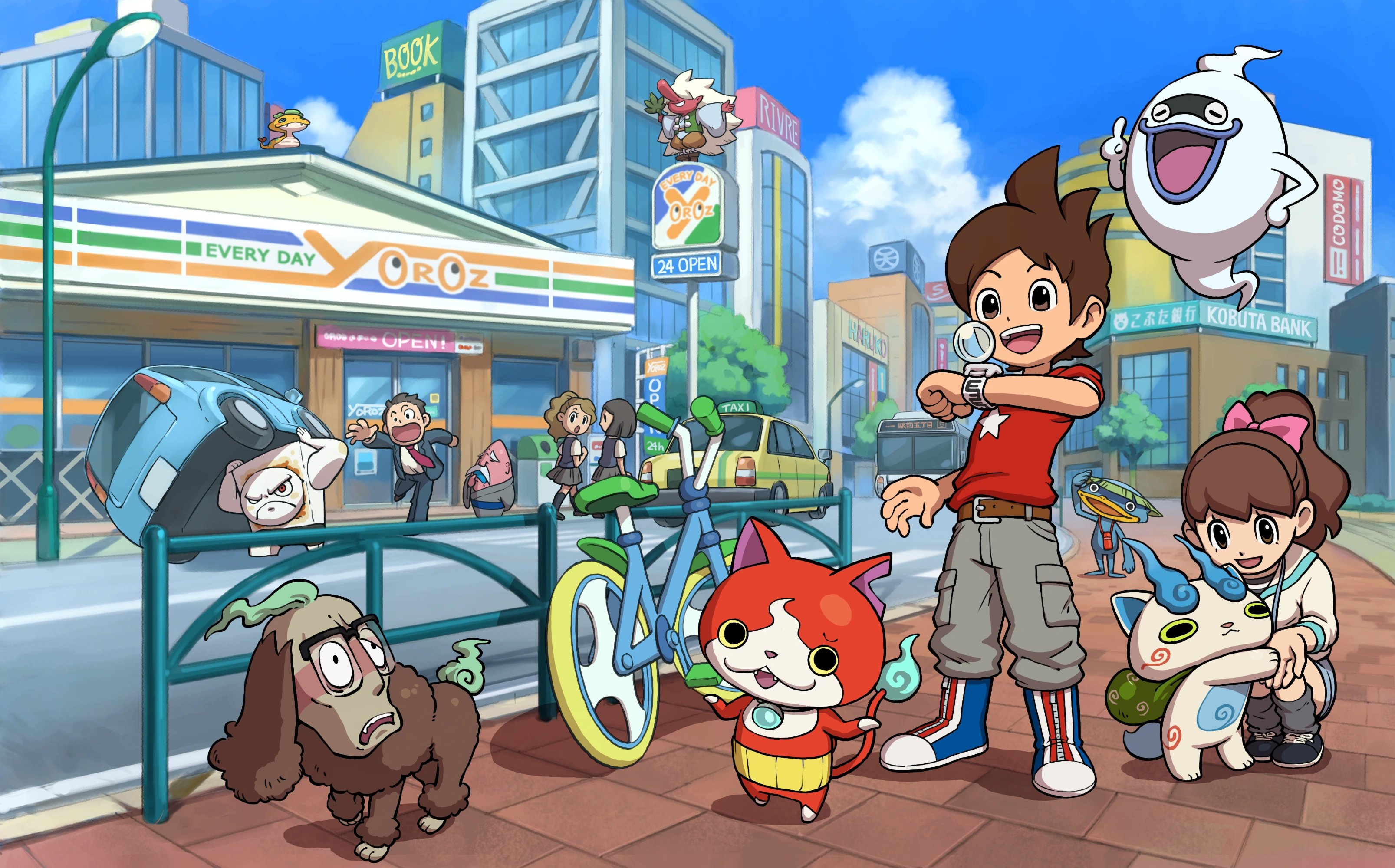 Yokai Youkai Yo-kai Watch Coro Coro Comic Manga Book Vol.1 Noriyuki Konishi