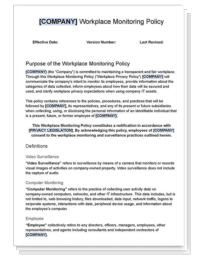 Company Monitoring Employees’ Computing Activities Smart Oversight