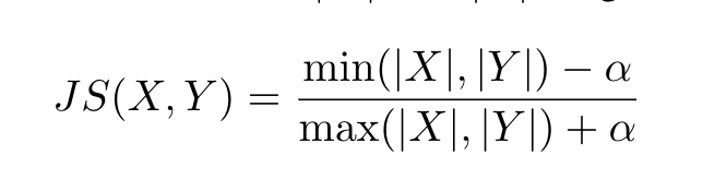 this series of observations lead us to the final expression of Jaccard Similarity: