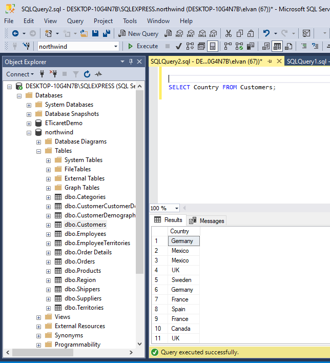 SQL Select Distinct - Elvan Tektaş - Medium