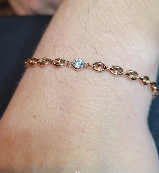 Discovering Elegance The Gold Zapped Bracelet in NYC ETERNAL