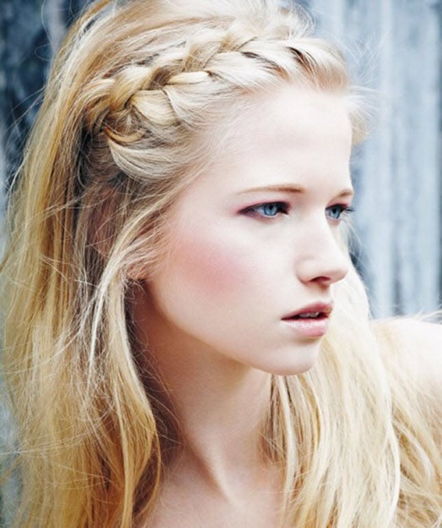 Braided Hair Band or Crown Braid Hairstyles, by Haircomau