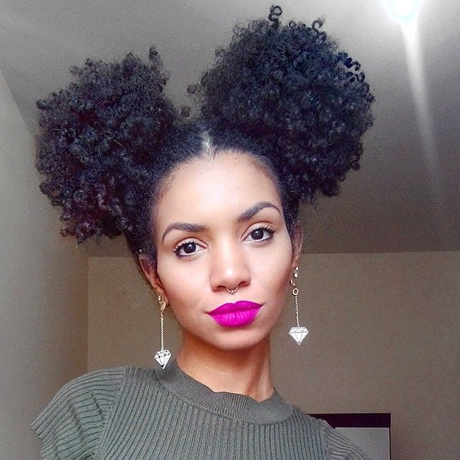 Afro Space Buns