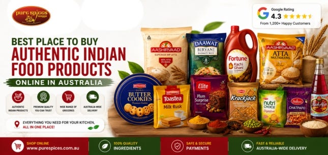 Best Place to Buy Authentic Indian Food Products Online in Australia
