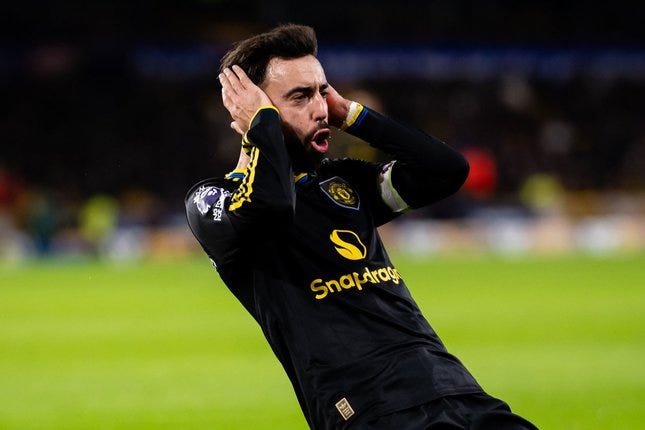 Manchester United Ketar-Ketir Ditinggal Pergi Bruno Fernandes