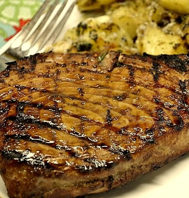 Marinated Tuna Steak — Main Dishes — Tuna