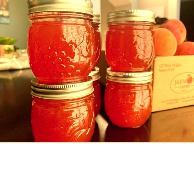 Ginger-Peach Jam — Side Dish — Canning and Preserving