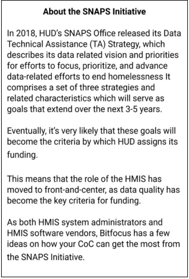 What You Need to Know About the HUD SNAPS Initiative by Gretchen