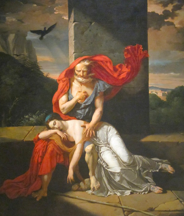Oidipus Kolonos'ta, Oeidipus at Colonus, Fulchran-Jean Harriet (1776–1805)