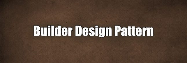 Builder Design Pattern Nedir? in Java | by Mehmet Demircan | Medium