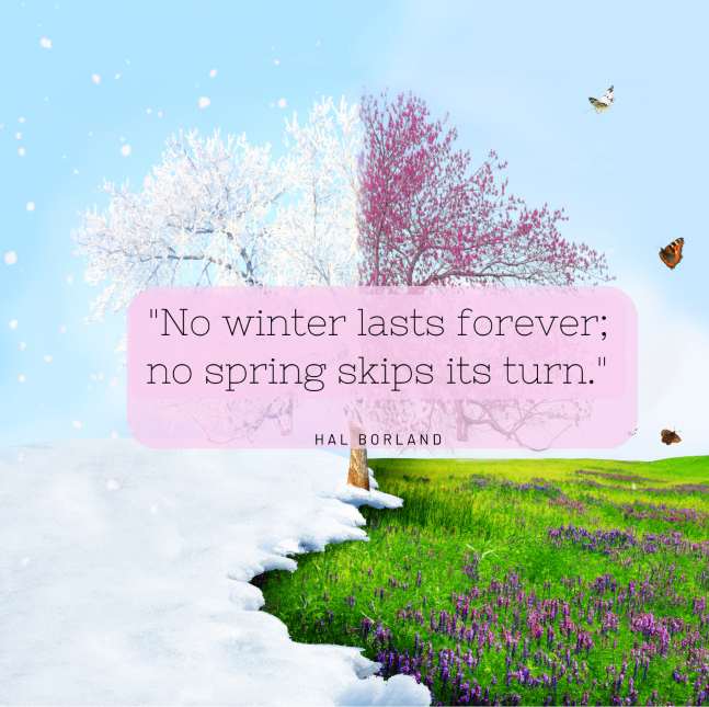 No Winter Lasts Forever. Spring Essay Writing Contest Response by Tiffany Kinney Subtly