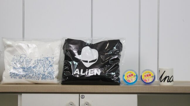 merchandise of the creators partnered with adoba