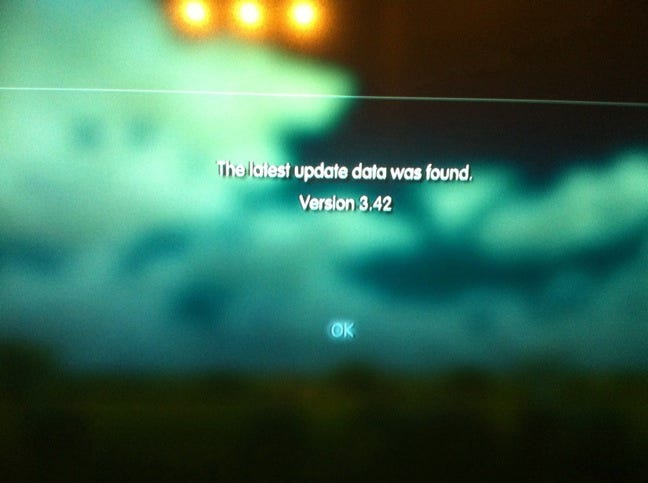 Playstation 3.42 Update Out. Small but Deadly! | by Sohrab Osati | Sony  Reconsidered