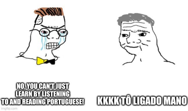 90 Days of learning Portuguese with comprehensible input