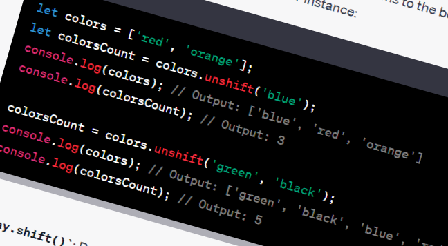 JavaScript functions banner