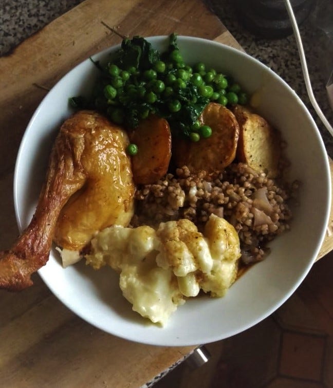 English dinner online
