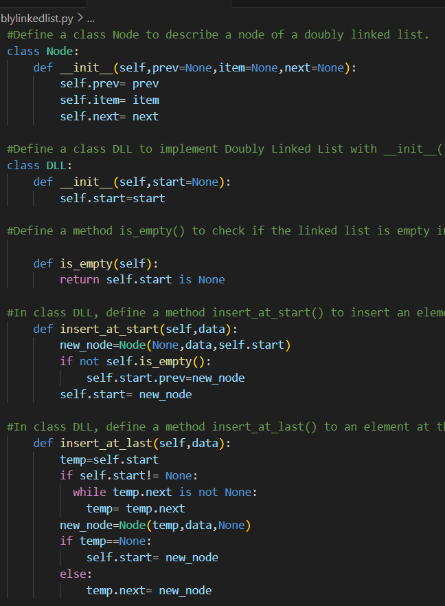 Understanding Doubly Linked Lists in Python - Rabinam - Medium