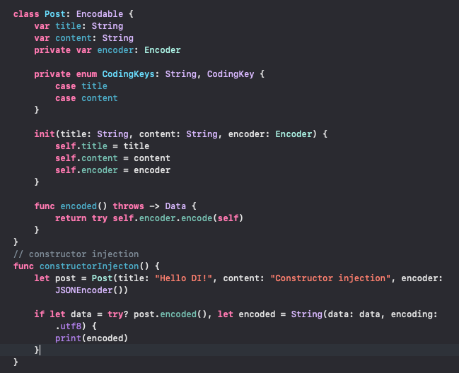 Dependency Injection in Swift. Design pattern & implementation | by Ved ...