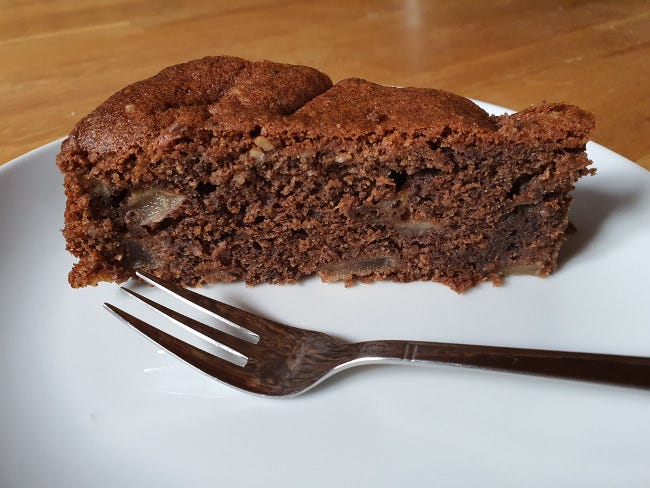 Walnuss-Birnen-Kuchen