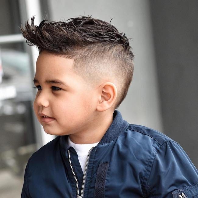 Fade Corte De Cabelo Infantil Masculino Low Fade Corte Surfista