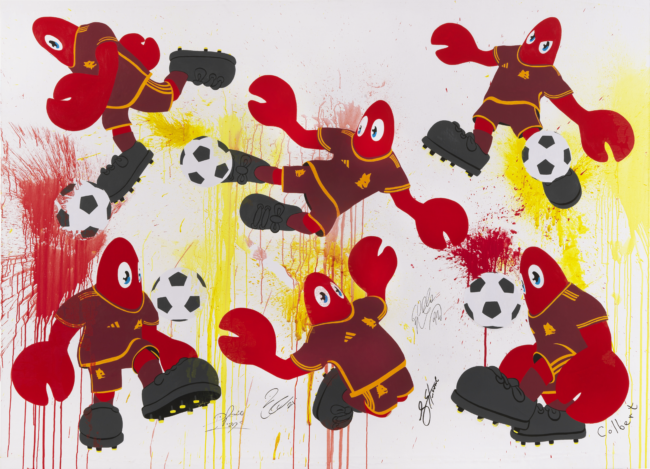 Philip Colbert and AS Roma Raise Funds for Italian Red Cross | by Lee