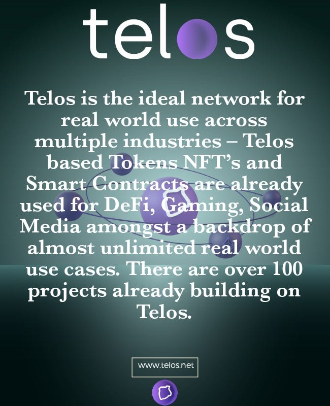Telos Network is focused on the real world use and adoption. - Emediong ...