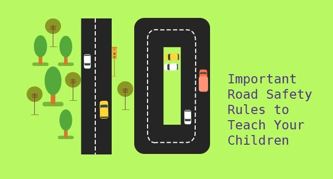 10 important road safety rules for your child