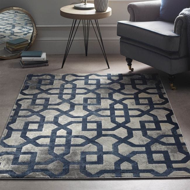 Rug Pads Luxury Vinyl Plank Safe Rug Pad Grey