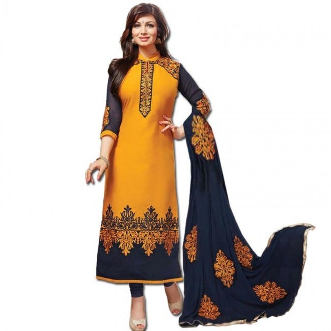 Exclusive Eid Special Embroidered Salwar Kameez at bdbargain.com