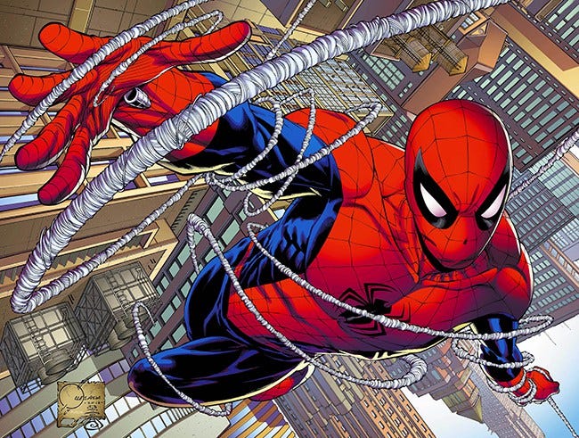 Spider Man (Amazing Fantasy 15 De 1962), Desenho por Paul Clair