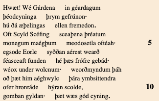 Beowulf in Old English. STOP READING if you don't want spoilers…, by Barce