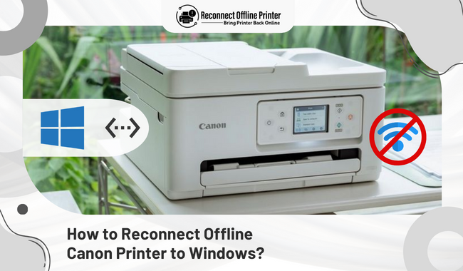reconnect offline Canon printers to Windows