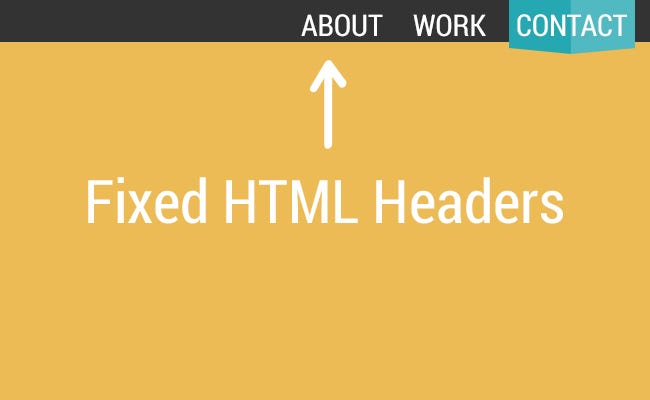 Fixed header , adjust html anchor offset | by Alan Lam | Medium