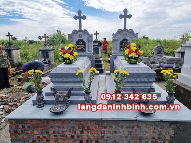 Giá mộ đá xanh Ninh Bình