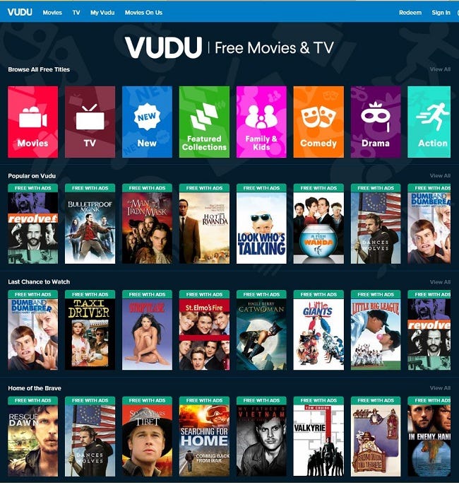 Browse - Vudu