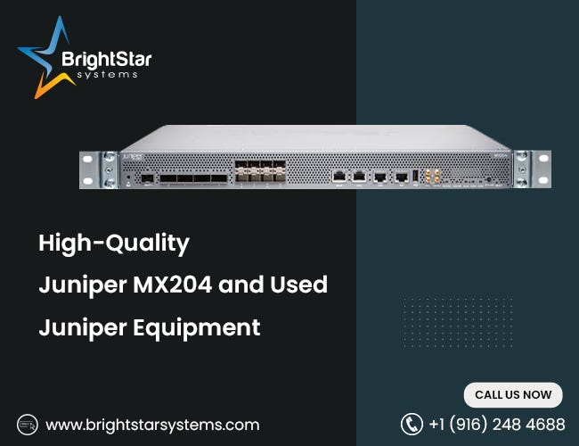 High-Quality Juniper MX204 and Used Juniper Equipment - BrightStar Systems  - Medium