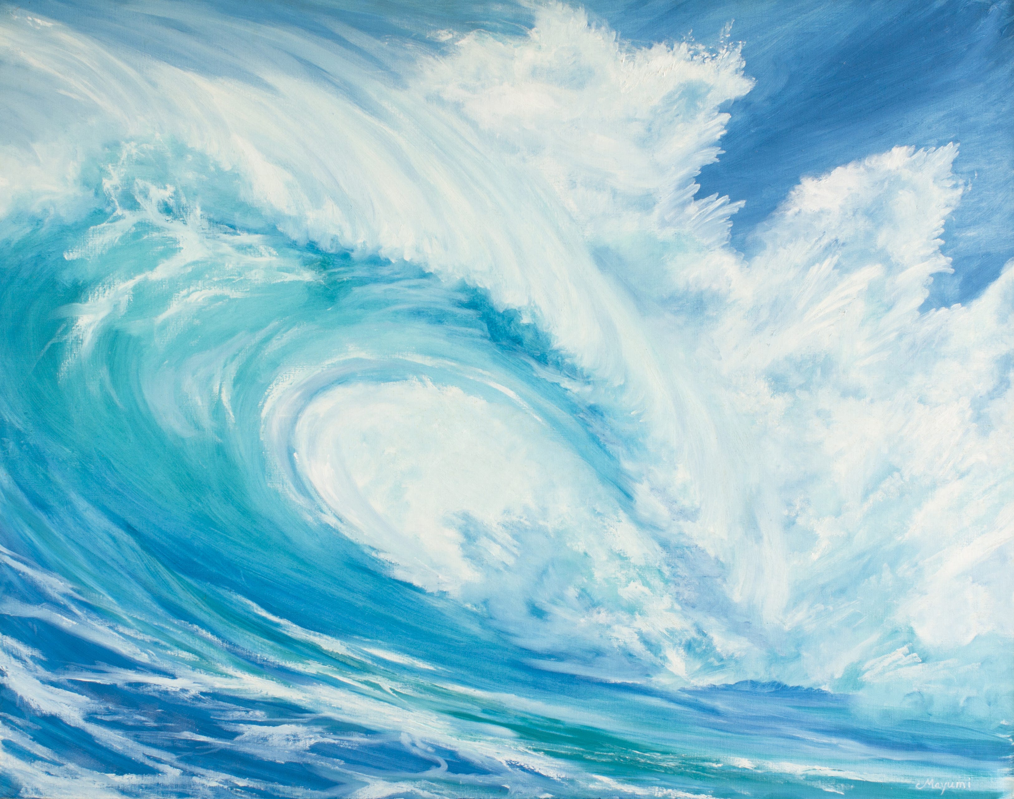 Surf Art — 坪倉真弓. 東京から大西洋波まで | by Mayumi Tsubokura