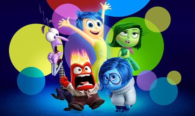 Picture of Inside Out, the Pixar movie about emotions.