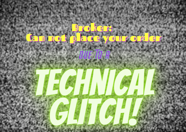 Technical glitch, or ?